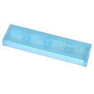 LEGO Transparent Blue Opal Tile 1 x 4 (2431 / 35371)