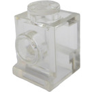 LEGO Transparent Stein 1 x 1 mit Scheinwerfer (4070 / 30069)