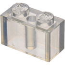 LEGO Transparent Brick 1 x 2 with Bottom Tube (3004 / 93792)