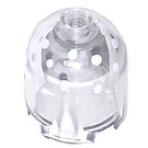 LEGO Transparent Brick 2 x 2 x 1.7 Round Cylinder with Dome Top with White Dots (Recessed Solid Stud) (26451)