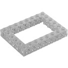 LEGO Transparent Brick 6 x 8 with Open Center 4 x 6 (1680 / 32532)