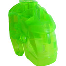 LEGO Transparent Bright Green Bionicle Head Base (64262)