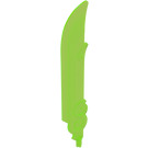 LEGO Transparent Bright Green Blade with Swirls and Spike with Axle (2601)