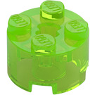 LEGO Vert Clair Transparent Brique 2 x 2 Rond (3941 / 6143)