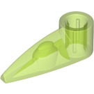 LEGO Transparent Bright Green Claw with Axle Hole (Bionicle Eye) (41669 / 48267)