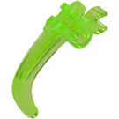 LEGO Transparent Bright Green Claw with Clip (30945 / 92220)