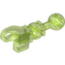 LEGO Transparent Bright Green Double Ball Joint with Ball Socket (90609)