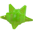 LEGO Transparent Bright Green Half Spike Ball (98578)