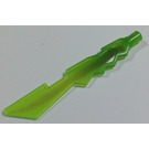 LEGO Transparent Bright Green Ice Sword with Transparent Black Center (11439)