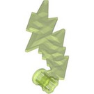 LEGO Vert clair transparent Lightning Bolt avec Essieu Trou (2149)
