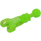 LEGO Transparent Bright Green Medium Ball Joint with Ball Socket and Beam (90608)