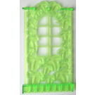 LEGO Transparent Bright Green Panel 1 x 8 x 12 Leaf Wall (33217)