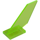 LEGO Transparent Bright Green Rudder 2 x 4 x 6 (6239 / 18989)