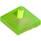 LEGO Transparent Bright Green Slope 1 x 1 x 0.7 Pyramid (22388 / 35344)