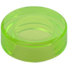 LEGO Verde brillante transparente Plana 1 x 1 Circular (35381 / 98138)