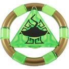 LEGO Transparent Bright Green Treasure Ring (89155)