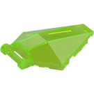 LEGO Transparent Bright Green Windscreen 4 x 5 with Handle (27262 / 35043)