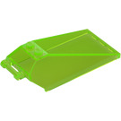 LEGO Transparent Bright Green Windscreen 4 x 8 x 2 with Handle (21849 / 35328)