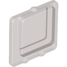 LEGO Transparant bruin zwart Glas voor Venster 1 x 2 x 2 Vliegtuig (4862)