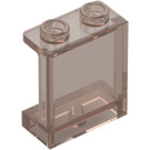 LEGO Marron Foncé Transparent Panneau 1 x 2 x 2 avec supports latéraux, tenons creux (35378 / 87552)