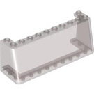 LEGO Transparent Brun Svart Vindruta 3 x 10 x 3 (2694)