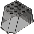 LEGO Transparant Bruin Zwart Voorruit 4 x 6 x 3 (47506)