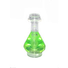 LEGO Trasparente conico Flask con Trasparente Verde brillante Fluid (33027 / 38029)