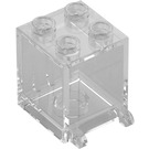 LEGO Transparent Container 2 x 2 x 2 with Recessed Studs (4345 / 30060)