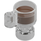 LEGO Transparent Tasse avec Reddish Marron Boire (68495)