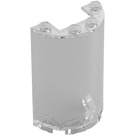 LEGO Transparent Cylinder 2 x 4 x 5 Half (35313 / 85941)