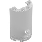 LEGO Transparent Cylinder 2 x 4 x 5 Half (35313 / 85941)