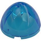 LEGO Bleu Foncé Transparent Récipient Haut 4 x 4 x 2.3 (24132)