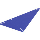 LEGO Transparent Dark Blue Design and Technology Panel,  Large Triangle with "1" (77861)