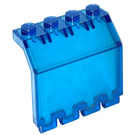 LEGO Transparentes Dunkelblau Scharnier Paneel 2 x 4 x 3.3 (2582 / 6139)