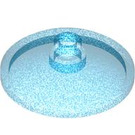 LEGO Transparant Donkerblauw Opaal Dish 3 x 3 (35268 / 43898)