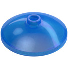LEGO Transparent Dark Blue Opal Dish 3 x 3 (43898)