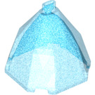 LEGO Transparent Dark Blue Opal Skirt with Hip (80336)
