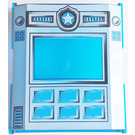 LEGO Panel 2 x 8 x 8 with Vertical Ridges with Jack Stone Police Station (30650)
