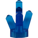 LEGO Bleu foncé transparent Osciller 1 x 1 avec 5 points (28623 / 30385)