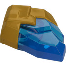 LEGO Transparent Dark Blue Rock with Pearl Gold Base (105311)