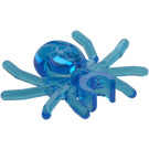 LEGO Transparant donkerblauw Spin met Klem (30238)