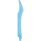 LEGO Transparent Dark Blue Sword with Curved Tip and Axle (11305)