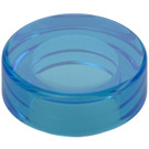 LEGO Bleu Foncé Transparent Tuile 1 x 1 Rond (35381 / 98138)