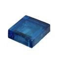 LEGO Bleu Foncé Transparent Tuile 1 x 1 avec rainure (3070 / 30039)