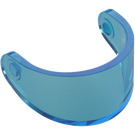 LEGO Transparent Dark Blue Visor - Standard (2447 / 35334)