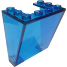 LEGO Transparent Dark Blue Windscreen 3 x 4 x 4 Inverted with Square Top Edges  (4872)