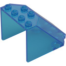 LEGO Transparent Dark Blue Windscreen 4 x 5 x 3 (30251 / 35169)