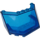 LEGO Transparent Dark Blue Windscreen 5 x 8 x 3 (2826)