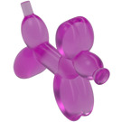 LEGO Transparentes dunkles Rosa Ballon Hund (35692)