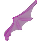 LEGO Transparent Dark Pink Bat Wing (15082)